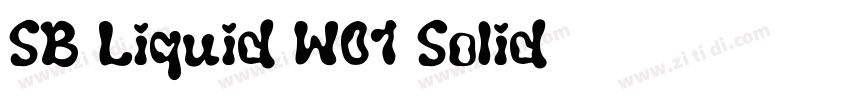 SB Liquid W01 Solid字体转换